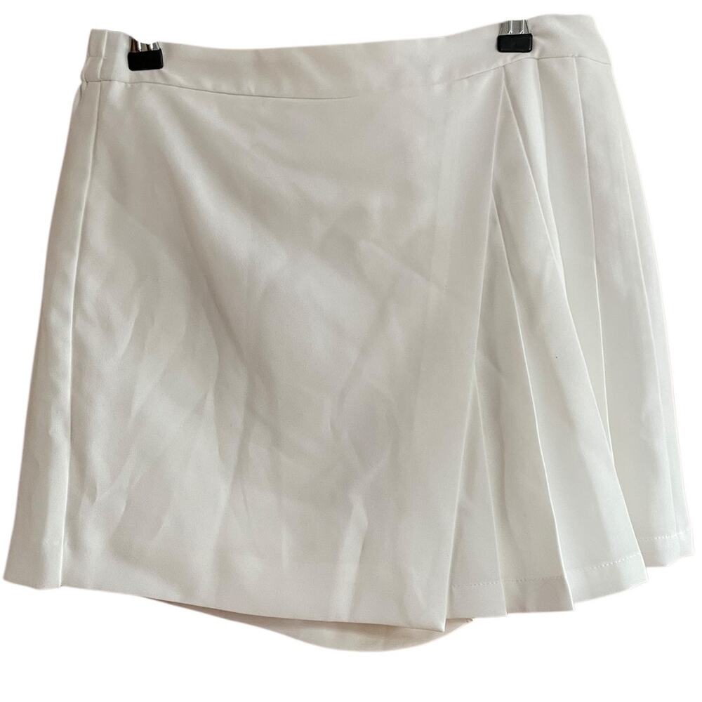 Aqua White Skort